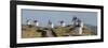 Don Quixote Windmill Panorama, Consuegra, Castile-La Mancha, Spain, Europe-Charles Bowman-Framed Photographic Print