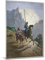 Don Quixote with Sancho Panza-Stefano Bianchetti-Mounted Giclee Print