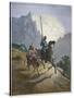 Don Quixote with Sancho Panza-Stefano Bianchetti-Stretched Canvas