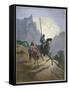 Don Quixote with Sancho Panza-Stefano Bianchetti-Framed Stretched Canvas