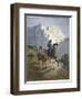 Don Quixote with Sancho Panza-Stefano Bianchetti-Framed Giclee Print