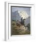 Don Quixote with Sancho Panza-Stefano Bianchetti-Framed Giclee Print