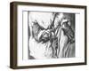 Don Quixote Wounded, from "Don Quixote de La Mancha" by Miguel Cervantes-Gustave Doré-Framed Giclee Print