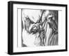 Don Quixote Wounded, from "Don Quixote de La Mancha" by Miguel Cervantes-Gustave Doré-Framed Giclee Print