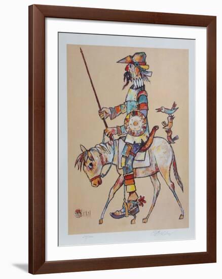 Don Quixote-Jovan Obican-Framed Collectable Print