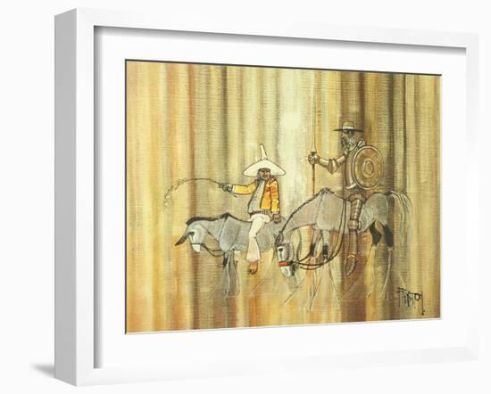 Don Quixote-Colin Paynton-Framed Giclee Print