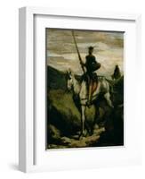 Don Quixote-Honore Daumier-Framed Giclee Print