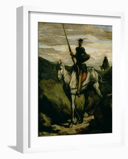 Don Quixote-Honore Daumier-Framed Giclee Print