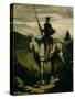 Don Quixote-Honore Daumier-Stretched Canvas