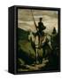 Don Quixote-Honore Daumier-Framed Stretched Canvas