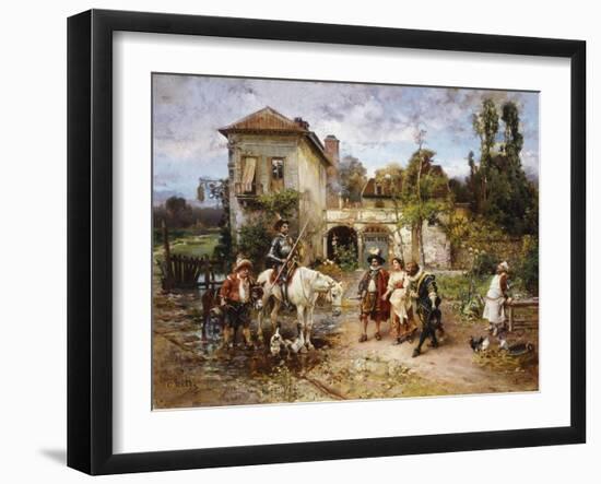 Don Quixote-Cesare-Auguste Detti-Framed Giclee Print