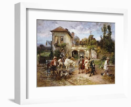 Don Quixote-Cesare-Auguste Detti-Framed Giclee Print