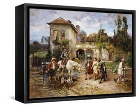 Don Quixote-Cesare-Auguste Detti-Framed Stretched Canvas