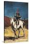 Don Quixote-Honore Daumier-Stretched Canvas