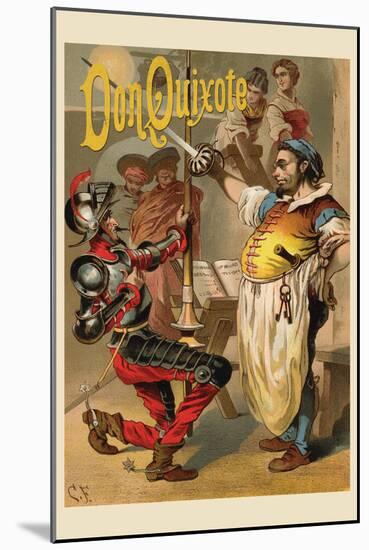 Don Quixote-null-Mounted Art Print