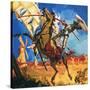 Don Quixote-English School-Stretched Canvas