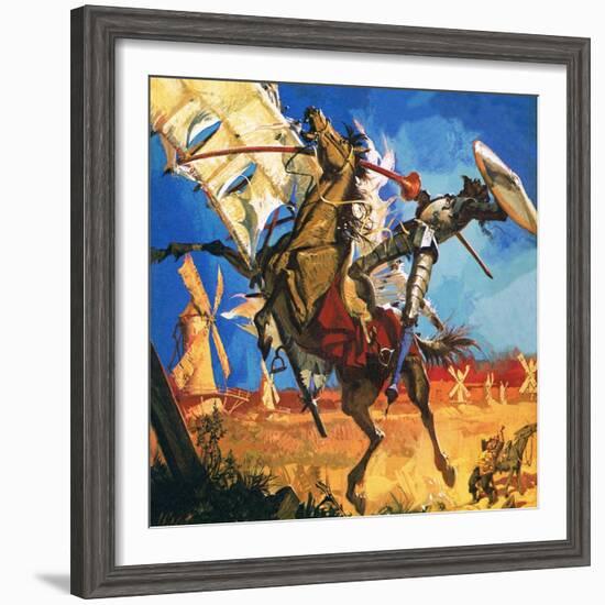 Don Quixote-English School-Framed Giclee Print