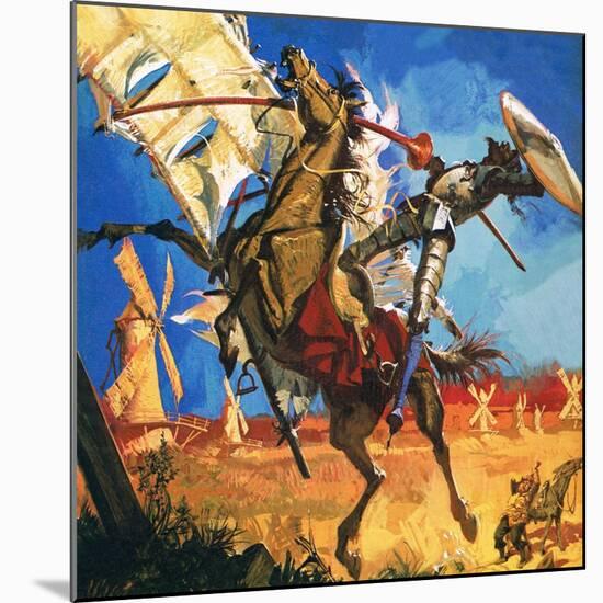 Don Quixote-English School-Mounted Giclee Print