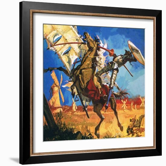 Don Quixote-English School-Framed Giclee Print