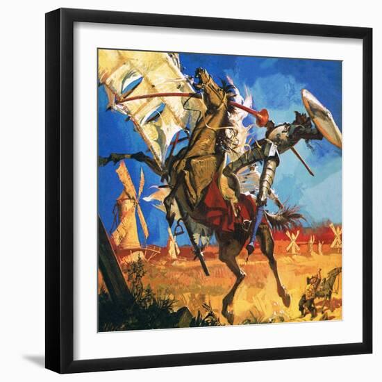 Don Quixote-English School-Framed Giclee Print