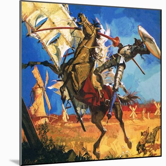 Don Quixote-English School-Mounted Giclee Print