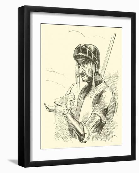 Don Quixote-Sir John Gilbert-Framed Giclee Print