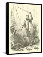 Don Quixote-Sir John Gilbert-Framed Stretched Canvas