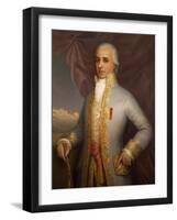 Don Santiago De Liniers Y Bremond, Viceroy of Rio De La Plata Province, Portrait 1807, Argentina-null-Framed Giclee Print