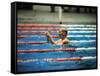 Don Schollander Gives Two Thumbs Up After Swimming Anchor on Relay Team at Summer Olympics-Art Rickerby-Framed Stretched Canvas