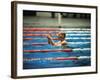 Don Schollander Gives Two Thumbs Up After Swimming Anchor on Relay Team at Summer Olympics-Art Rickerby-Framed Premium Photographic Print