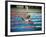 Don Schollander Gives Two Thumbs Up After Swimming Anchor on Relay Team at Summer Olympics-Art Rickerby-Framed Premium Photographic Print