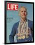 Don Schollander with his Four Olympic Gold Medals Won in Swimming Events, October 30, 1964-John Dominis-Framed Photographic Print