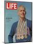 Don Schollander with his Four Olympic Gold Medals Won in Swimming Events, October 30, 1964-John Dominis-Mounted Photographic Print