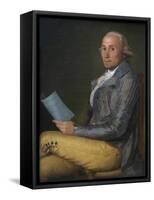 Don Sebastián Martínez Y Pérez-Francisco de Goya-Framed Stretched Canvas