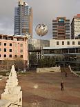 Silver Fern Globe Suspended Over the Civic Square, Wellington, North Island, New Zealand, Pacific-Don Smith-Framed Photographic Print