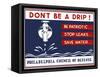 Don't be a Drip!-null-Framed Stretched Canvas