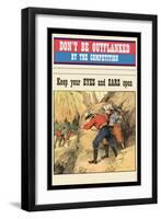 Don't Be Outflanked-null-Framed Art Print