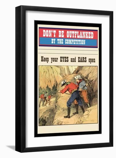 Don't Be Outflanked-null-Framed Art Print