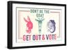 Don't Be the Goat, Vote-null-Framed Giclee Print