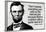 Don't Believe the Internet Lincoln Humor Poster-null-Framed Poster