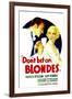 Don't Bet on Blondes, Warren William, Claire Dodd on Midget Window Card, 1935-null-Framed Photo