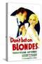 Don't Bet on Blondes, Warren William, Claire Dodd on Midget Window Card, 1935-null-Stretched Canvas