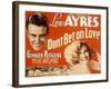 Don't Bet on Love, Lew Ayres, Ginger Rogers, 1933-null-Framed Photo