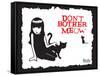 Don't Bother Meow-Emily the Strange-Framed Stretched Canvas