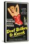 Don't Bother To Knock , Marilyn Monroe, Richard Widmark, 1952-null-Framed Stretched Canvas
