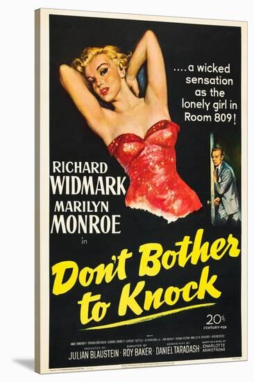 Don't Bother To Knock , Marilyn Monroe, Richard Widmark, 1952-null-Stretched Canvas