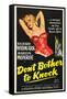 Don't Bother To Knock , Marilyn Monroe, Richard Widmark, 1952-null-Framed Stretched Canvas