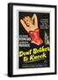 Don't Bother To Knock , Marilyn Monroe, Richard Widmark, 1952-null-Framed Premium Giclee Print