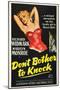 Don't Bother To Knock , Marilyn Monroe, Richard Widmark, 1952-null-Mounted Premium Giclee Print