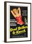 Don't Bother To Knock , Marilyn Monroe, Richard Widmark, 1952-null-Framed Art Print